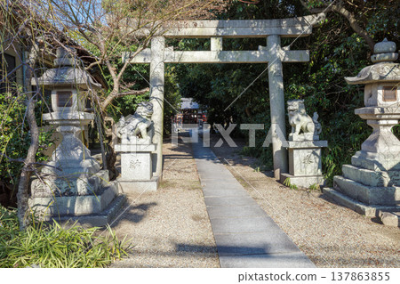 2020年1月2日奈良市柏木町柏木天滿宮鳥居 137863855