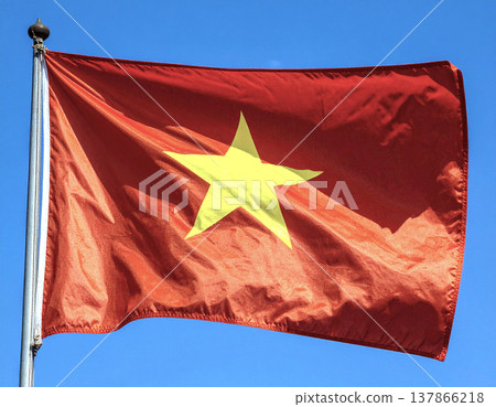 Vietnamese flag 137866218