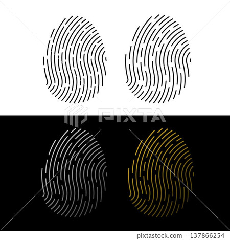 Fingerprint marks set imitation forensic identity biometric pattern collection Fingerprint marks set imitation forensic identity biometric pattern collection 137866254