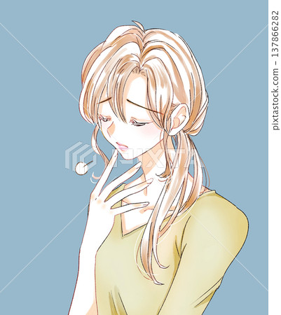 一個嘆氣的女人 137866282