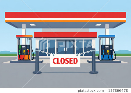 Gas stations that are closed 137866478