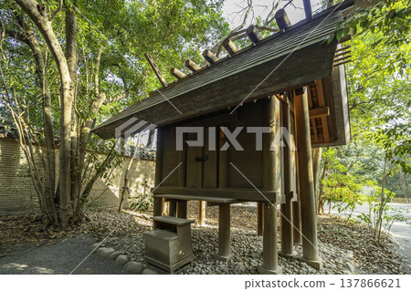 Atsuta Shrine, Higashi Yaoyorozu Shrine and Nobunaga Wall, Nagoya City, Aichi Prefecture 137866621