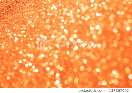 Orange glitter background material Orange glitter background material 137867002