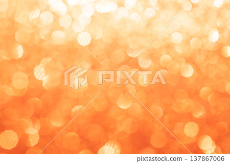 Orange glitter background material 137867006