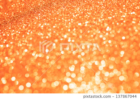 Orange glitter background material Orange glitter background material 137867044