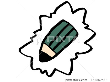 Pencil stickers Pencil stickers 137867468