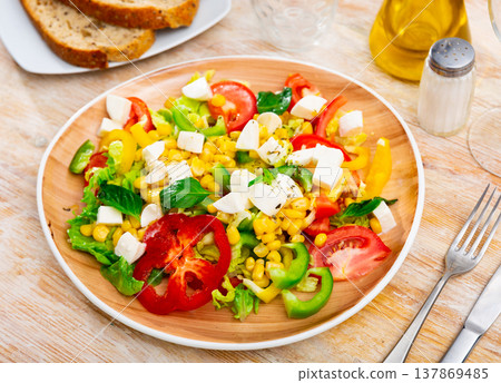Delicious vegetable salad Delicious vegetable salad 137869485