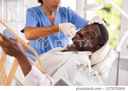 cosmetic doctor skillfully showcases 137870069