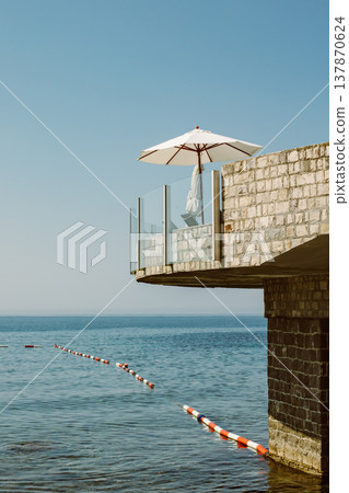 Amazing view of the Adriatic sea near Budva, Montenegro. Amazing view of the Adriatic sea near Budva, Montenegro. 137870624