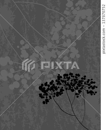 Greeting Card Grey Background Vector File 137870752