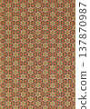 Geometric ornamental pattern 137870987
