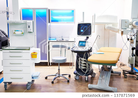 Medical ultrasound room Medical ultrasound room 137871569