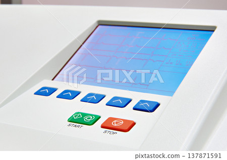 Stationary electrocardiograph with LCD Stationary electrocardiograph with LCD 137871591