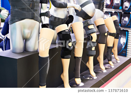 Dummy compression bandage in store Dummy compression bandage in store 137871610