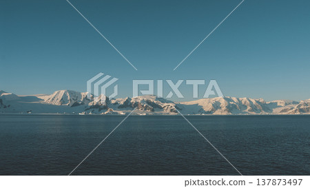 Antarctic mountains landscape , 137873497