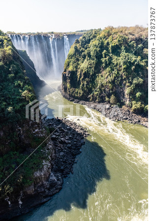 Victoria Falls as seen from the Bridge Victoria Falls as seen from the Bridge 137873767