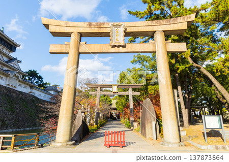 福岡縣北九州的秋天：小倉祗園八坂神社的秋葉 137873864