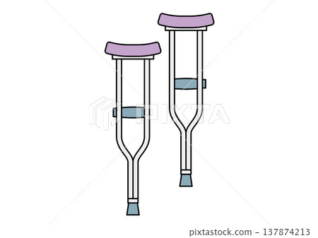 Simple crutches 137874213