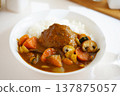 Hamburger curry 137875057