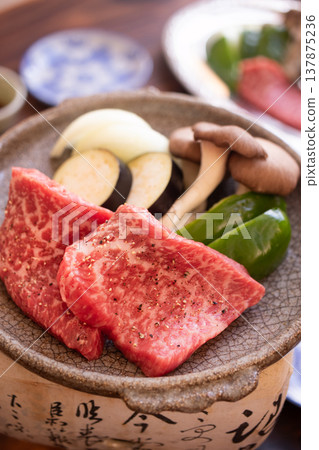 Beef from the Kamenoko cut (2) 137875236