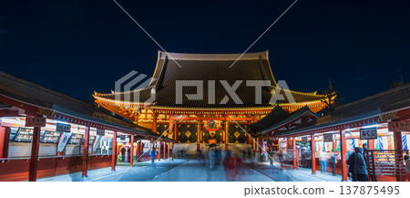 “東京”淺草寺/大殿夜景 “東京”淺草寺/大殿夜景 137875495