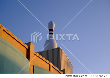 Bowling alley symbol Bowling alley symbol 137876473
