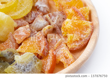 Close-up of a dried fruit platter Close-up of a dried fruit platter 137876750
