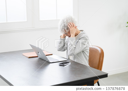 Senior woman in a business suit Business image Senior woman in a business suit Business image 137876878