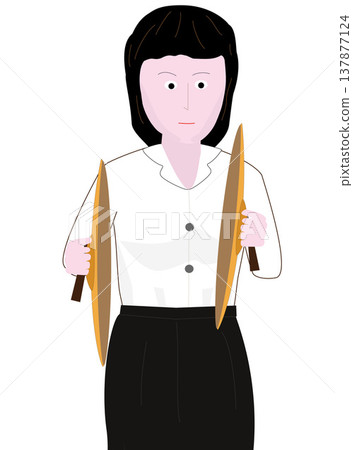 Musicians playing instruments. Musicians playing instruments. 137877124