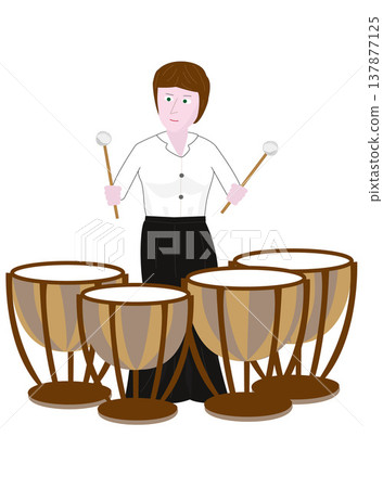 Musicians playing instruments. Musicians playing instruments. 137877125