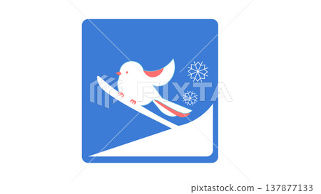 方形長尾山雀圖標 137877133