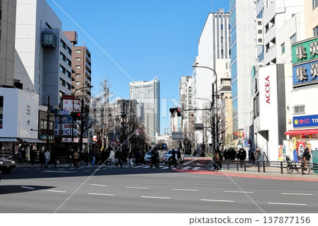東京城市景觀:神田神保町路口 東京城市景觀:神田神保町路口 137877156