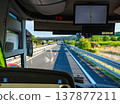 Discover Scenic Road Travel Through the Tuscan Countryside from Bus View 137877211