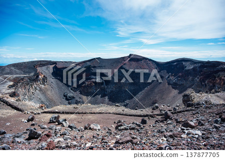 Climbing Mount Fuji - Mount Fuji Summit Crater Climbing Mount Fuji - Mount Fuji Summit Crater 137877705