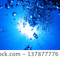 Bubbles seen from underwater 137877776