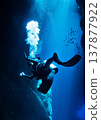 Underwater diving 137877922