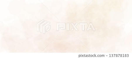 Light beige watercolor effect background. Soft ivory watercolour gradient texture. Cream color blurred paint splashes wallpaper for birthday or wedding design. Vector pale champagne smoke backdrop Light beige watercolor effect background. Soft ivory watercolour gradient texture. Cream color blurred paint splashes wallpaper for birthday or wedding design. Vector pale champagne smoke backdrop 137878183
