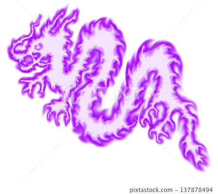 龍神 - 火焰特效（紫色） 137878494