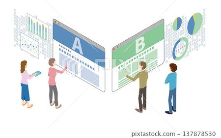 People who conduct comparative verification through AB testing People who conduct comparative verification through AB testing 137878530