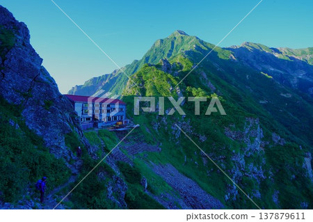 Kiretto Hut and Kashimayari-dake Mountain Kiretto Hut and Kashimayari-dake Mountain 137879611