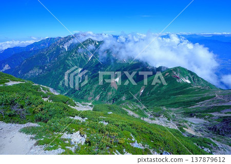 The ridge from Mt. Goryu to Mt. Karamatsu 137879612