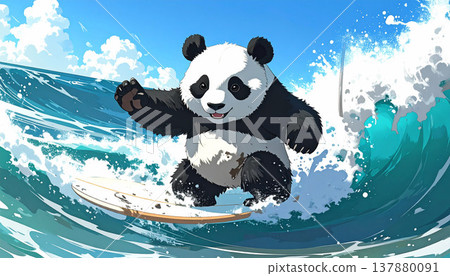 熊貓衝浪 137880091