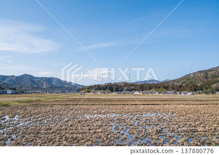 Rural scenery of Lake Biwa in the Oku area, Nishiasaicho, Nagahama City, Shiga Prefecture Rural scenery of Lake Biwa in the Oku area, Nishiasaicho, Nagahama City, Shiga Prefecture 137880776
