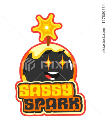 Exploding bomb and explosion vintage Y2K sticker or tag. Dynamite Y2K sticker, explosive vintage groovy vector tag. TNT grenade, bomb funny personage with burning wick isolated patch or label Exploding bomb and explosion vintage Y2K sticker or tag. Dynamite Y2K sticker, explosive vintage groovy vector tag. TNT grenade, bomb funny personage with burning wick isolated patch or label 137880884