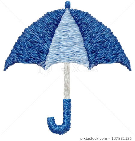 【雨傘】手工刺繡插畫材料 【雨傘】手工刺繡插畫材料 137881125