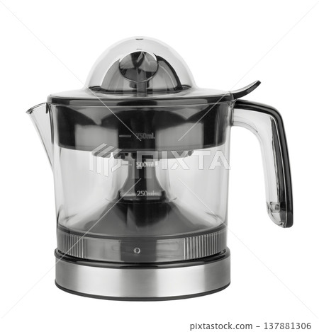 Black juicer isolate on white background 137881306