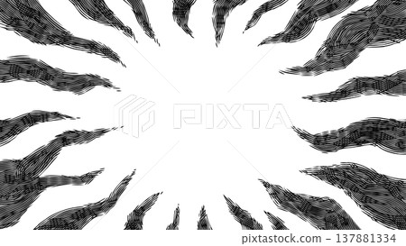 Cross-hatching background Cross-hatching background 137881334