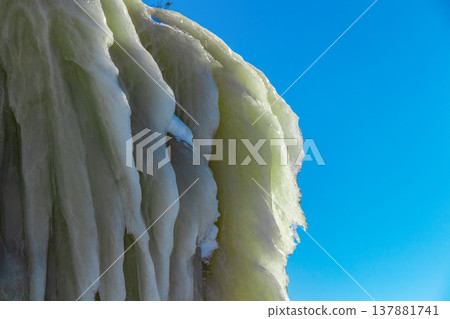 Icicles on the rocks Icicles on the rocks 137881741