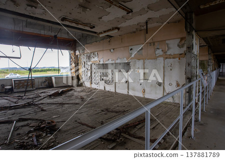 The site of Ukedo Elementary School in Namie Town, Fukushima Prefecture, which escaped damage despite being hit by the tsunami, is now a disaster memorial. The site of Ukedo Elementary School in Namie Town, Fukushima Prefecture, which escaped damage despite being hit by the tsunami, is now a disaster memorial. 137881789