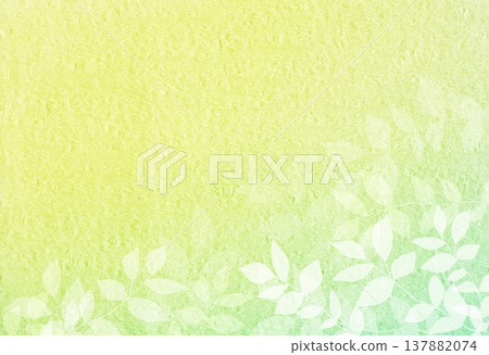 Leaf silhouettes on Japanese paper 137882074